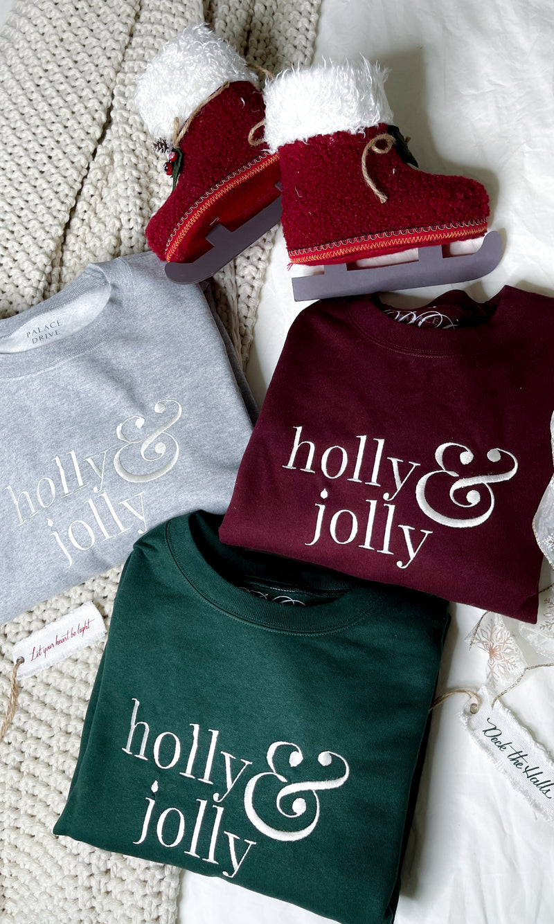 Holly & Jolly Crewneck Sweatshirt