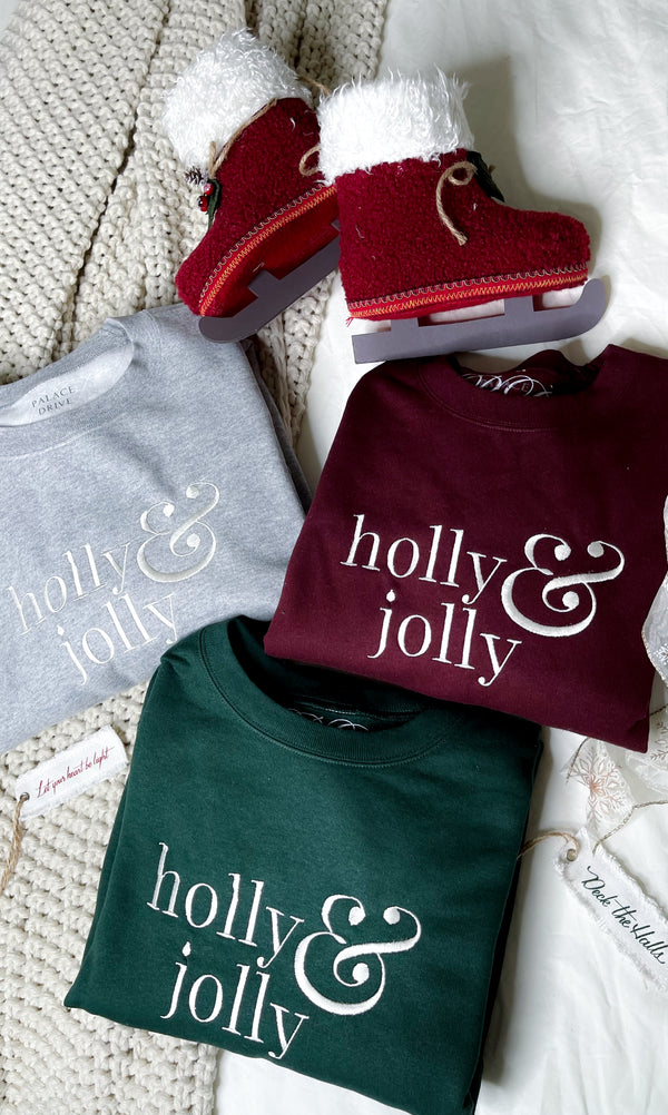 Holly & Jolly Crewneck Sweatshirt