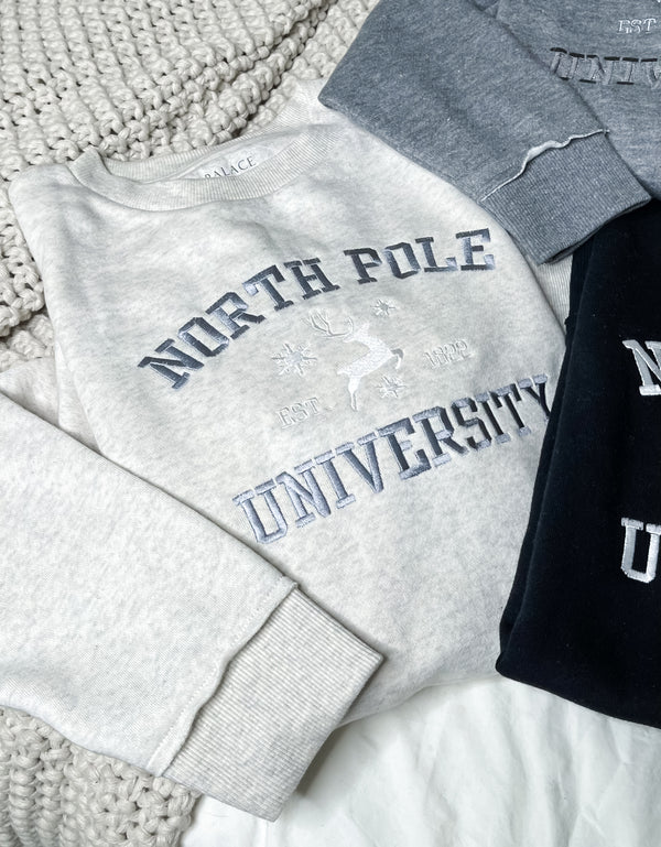 North Pole University Crew Sweatshirt
