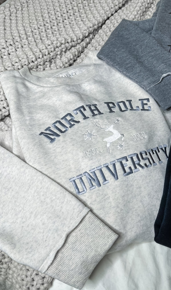 North Pole University Crew Sweatshirt