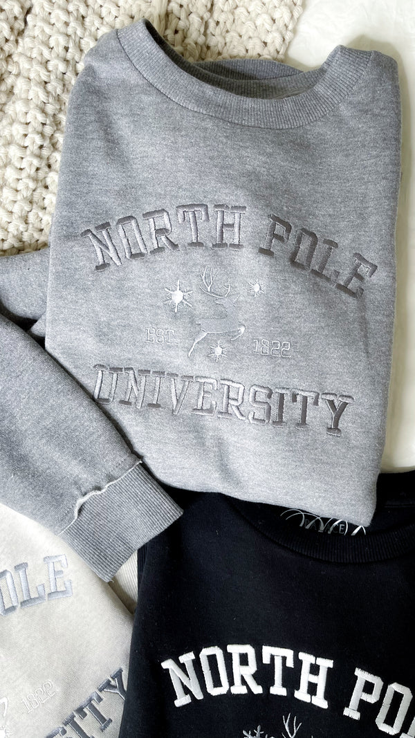 North Pole University Crew Sweatshirt