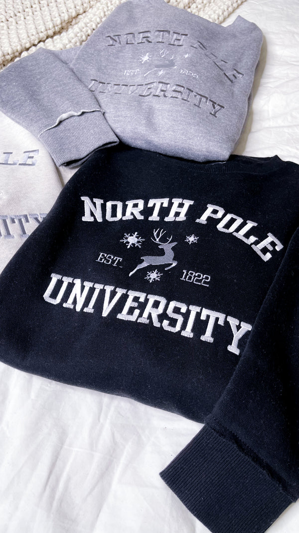 North Pole University Crew Sweatshirt