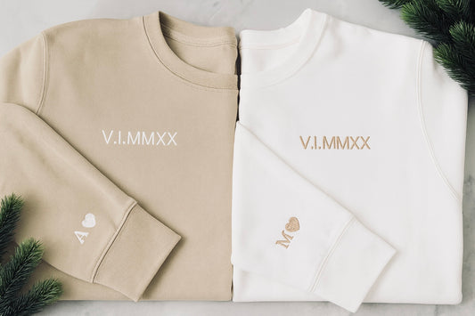 Custom Roman Numeral Sweatshirt