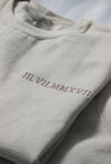Custom Roman Numeral Sweatshirt
