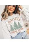 Saint Nick's Tree Farm Oversized Crewneck