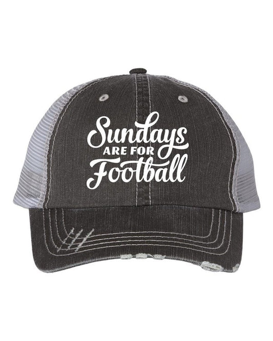 Sundays are for Football Embroidered Trucker Hat