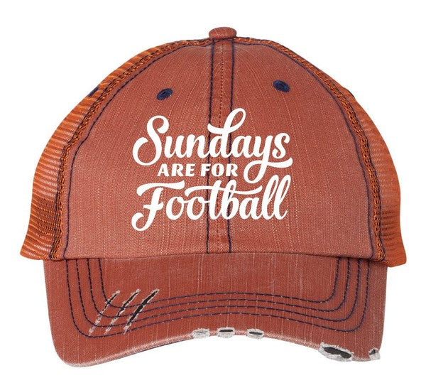 Sundays are for Football Embroidered Trucker Hat