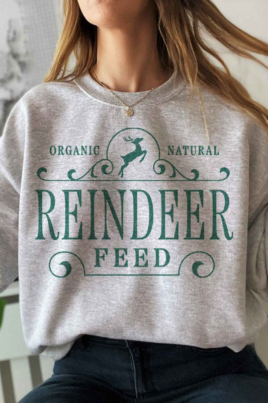 Reindeer Christmas Graphic Sweatshirt