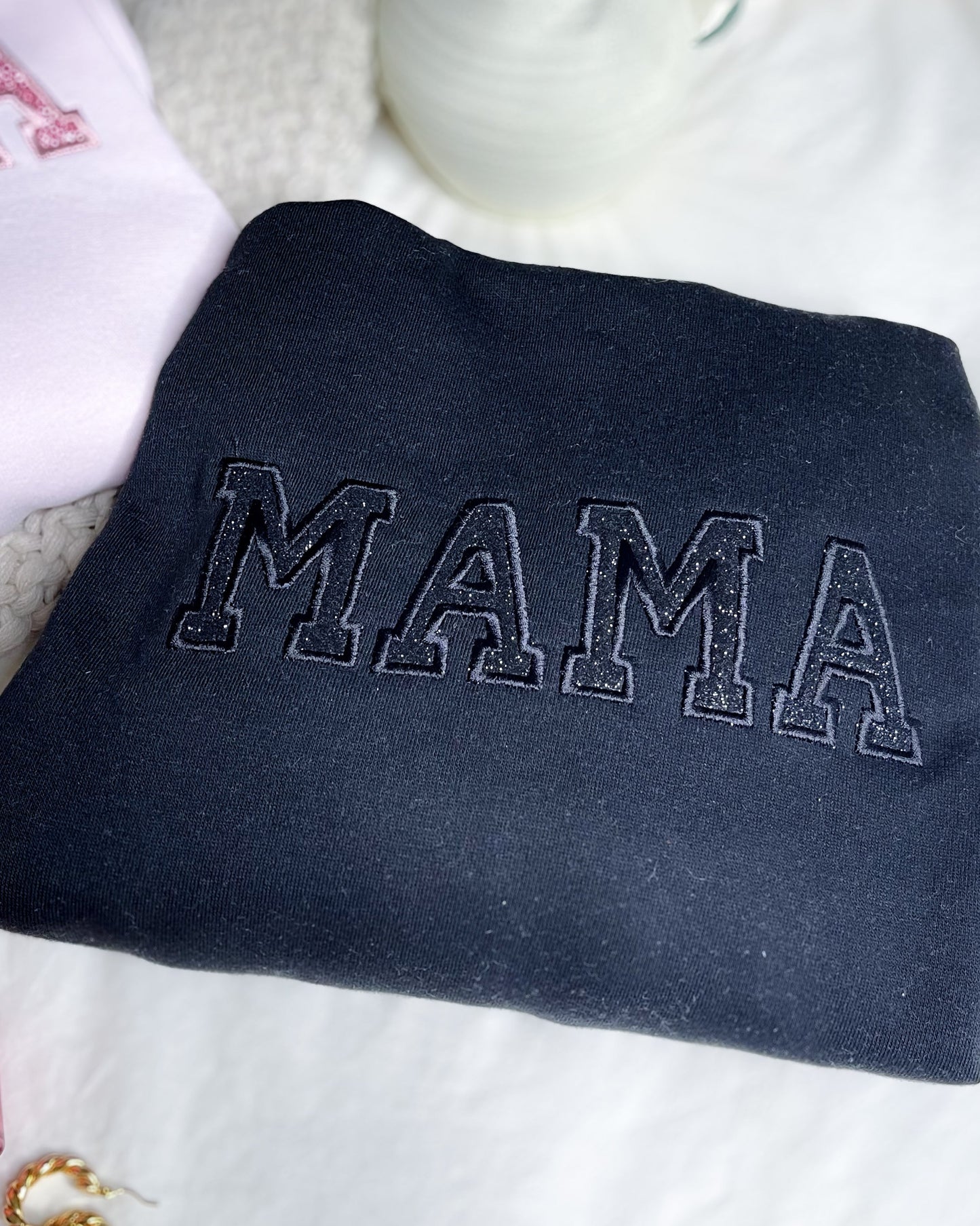 Glitter Mama Crewneck- Customizable