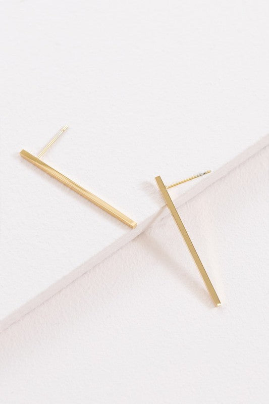 Minimalist Bar Earrings