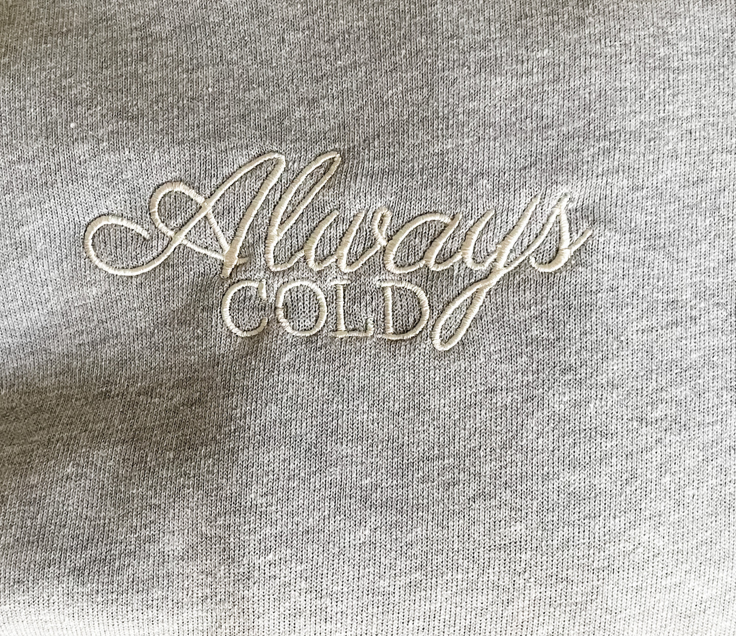 Always Cold Oversized Crewneck